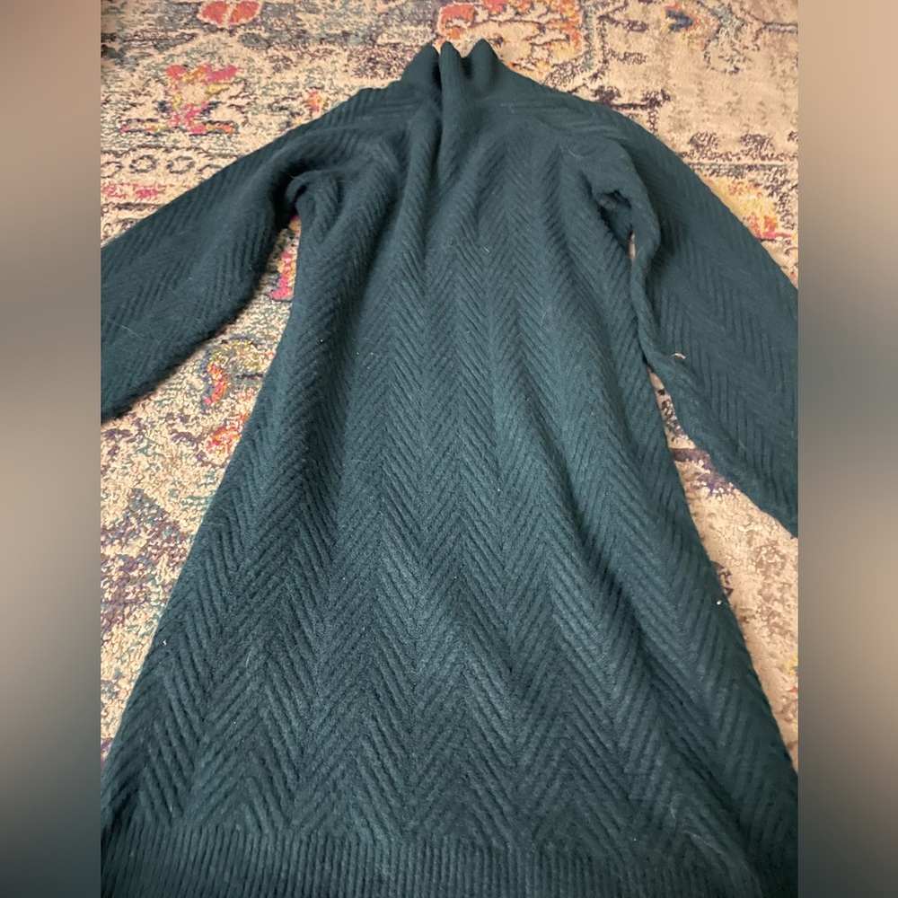 Soft knit green body-con dress size medium